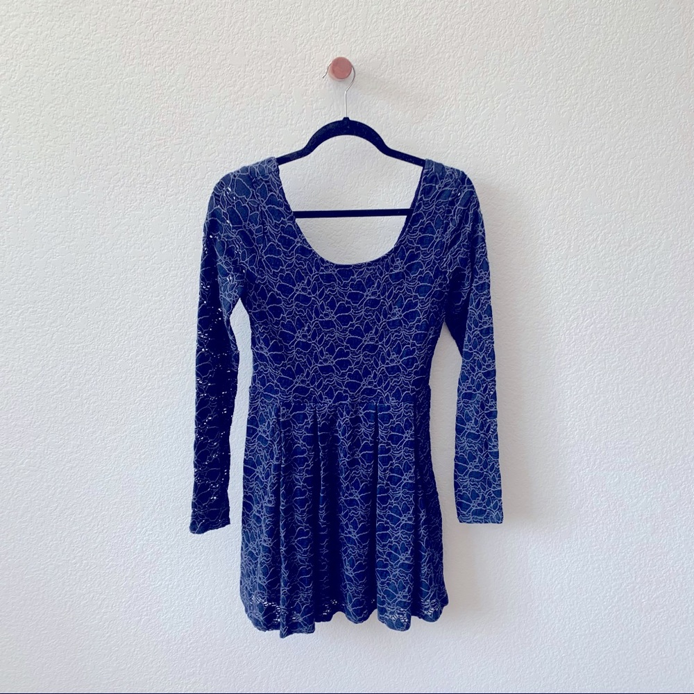 NWT Free People Navy Dress